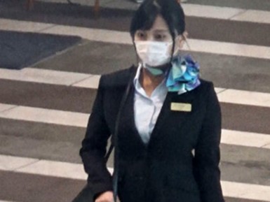 【清楚系スチュワーデスのドスケベ】「恥ずかしい…♡」巨乳スレンダーな清楚系働くお姉さんが、ドスケベSEXで本性露出！清楚な見た目とスレンダーボディのギャップが、男を骨抜きにする！