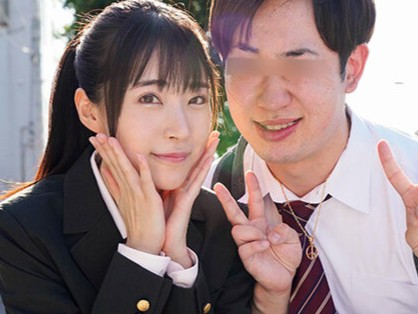 【素人巨乳JK寝取り】「彼氏ごめんね♡」スレンダーカワイイJKがイチャイチャ寝取られSEXで堕ちる！