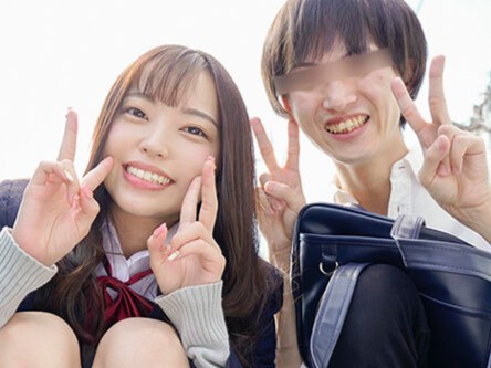 【JKの禁断寝取り】「どうかしら？彼氏じゃないのに…こんなに気持ちいいなんて…」美乳スレンダーな可愛らしいJKをナンパして寝取りエッチ！背徳感と快楽に溺れる絶頂体験♡